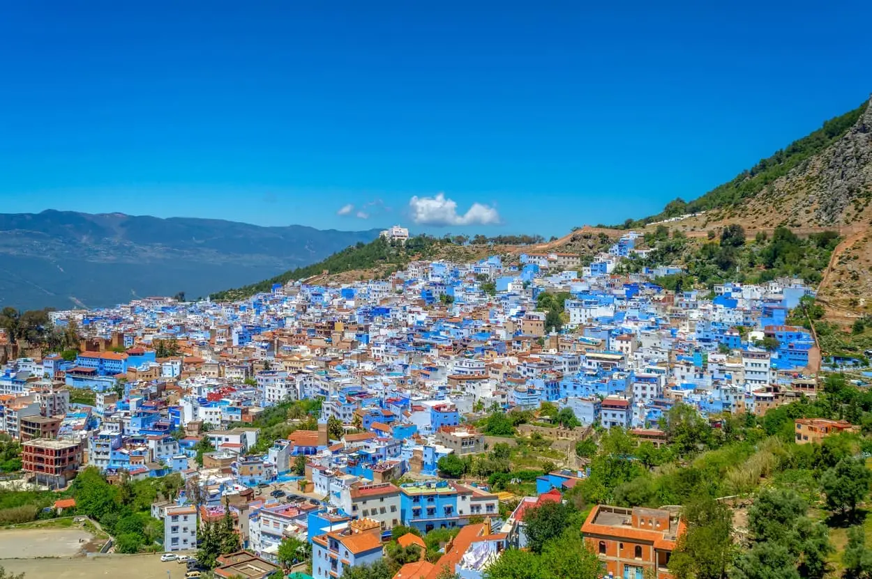 blue city chefchaouen